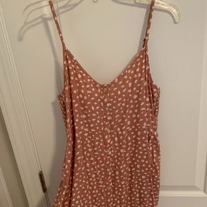 Aerie button front sundress, size M